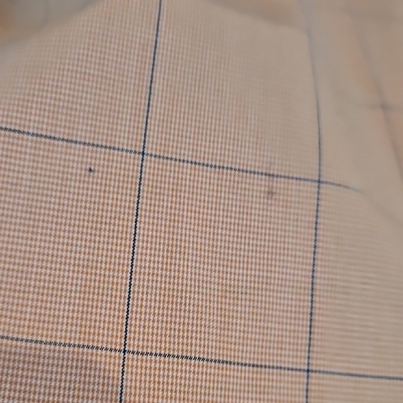 Jos. A. Bank Men's Peach Checkered Button Down Shirt, Sz M - Picture 6 of 9